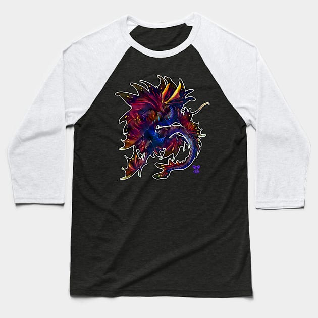 the betta fish Baseball T-Shirt by BeatBawksStudio